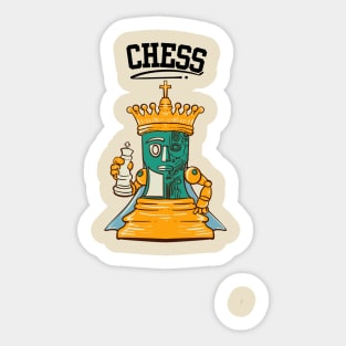 Chess king Sticker